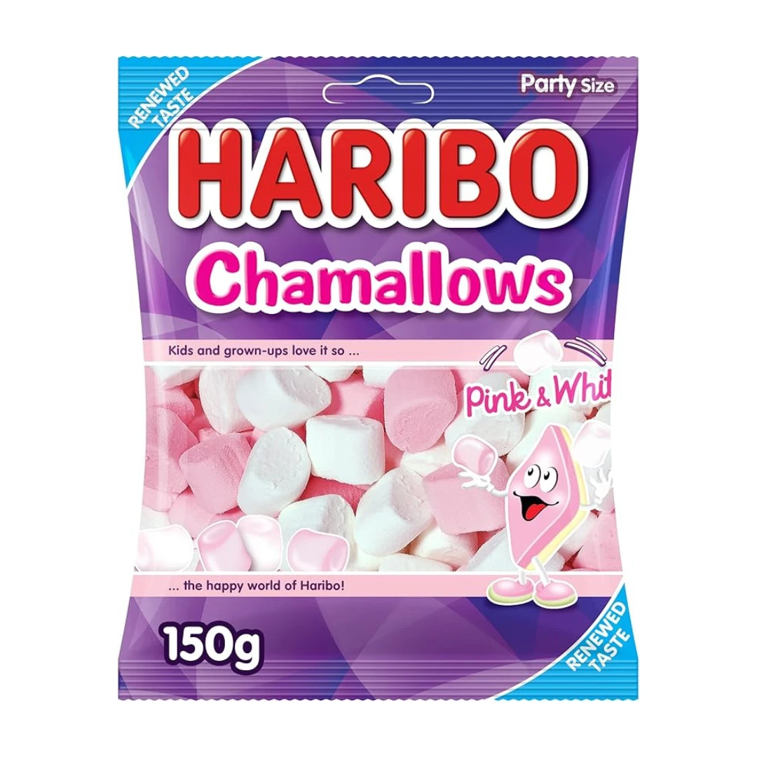 Haribo Chamallows Pink & White Candy 150gm