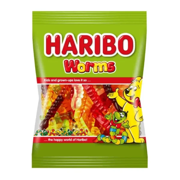 Haribo Worm Zourr Candy 80gm