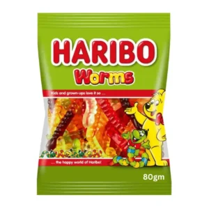 Haribo Worms Candy 80gm