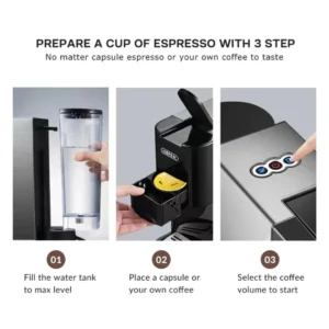HiBREW 5 in 1 Multiple Capsule Coffee Machine