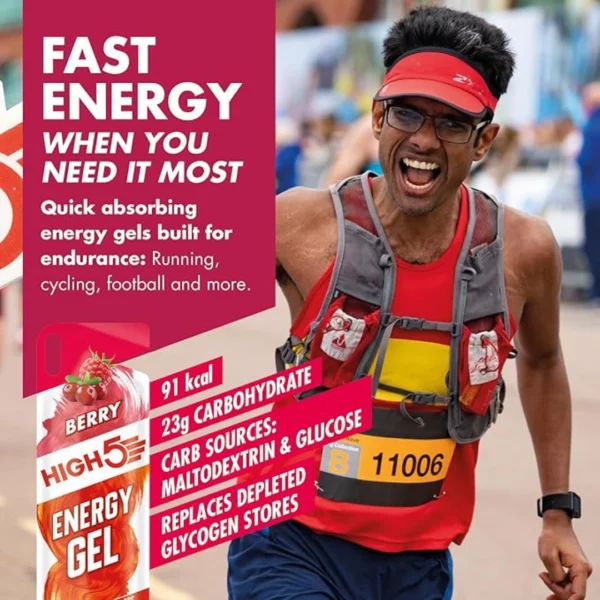 High5 Energy Gel - Berry 40g - Image 2