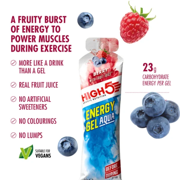 High5 Energy Gel Aqua - Berry 66g