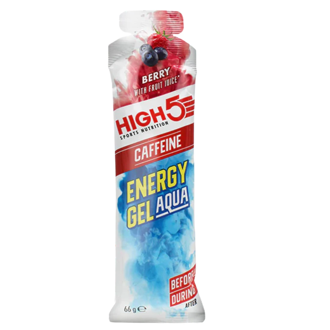 High5 Energy Gel Aqua - Berry Caffeine 66g