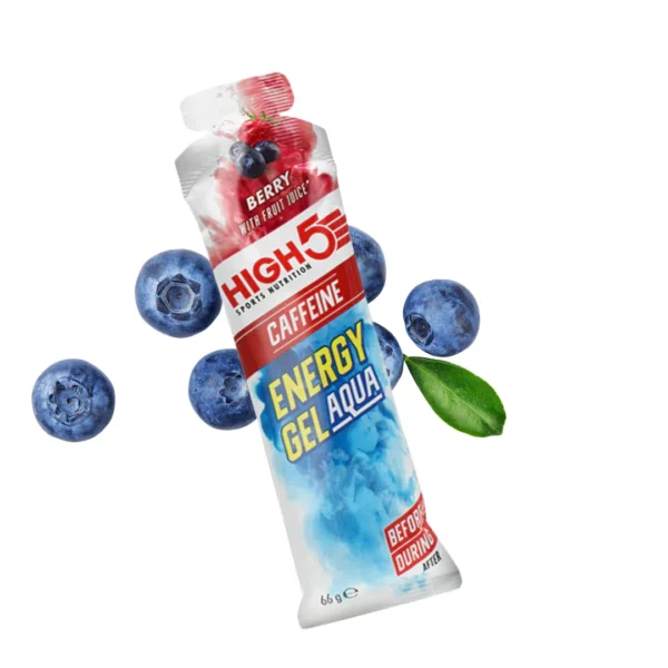High5 Energy Gel Aqua - Berry Caffeine 66g - Image 2