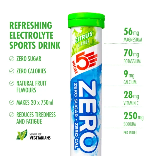 High5 Zero Electrolyte Drink Tablets (Citrus)