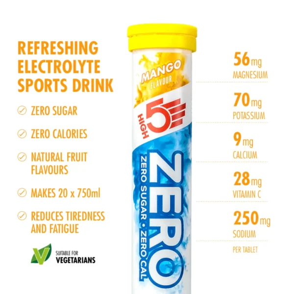 High5 Zero Electrolyte Drink Tablets (Mango)