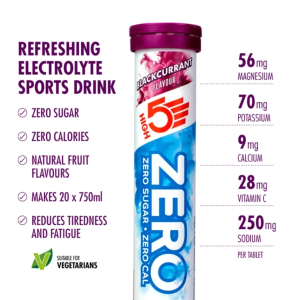 High5 Zero Electrolyte Tablets (Blackcurrant)