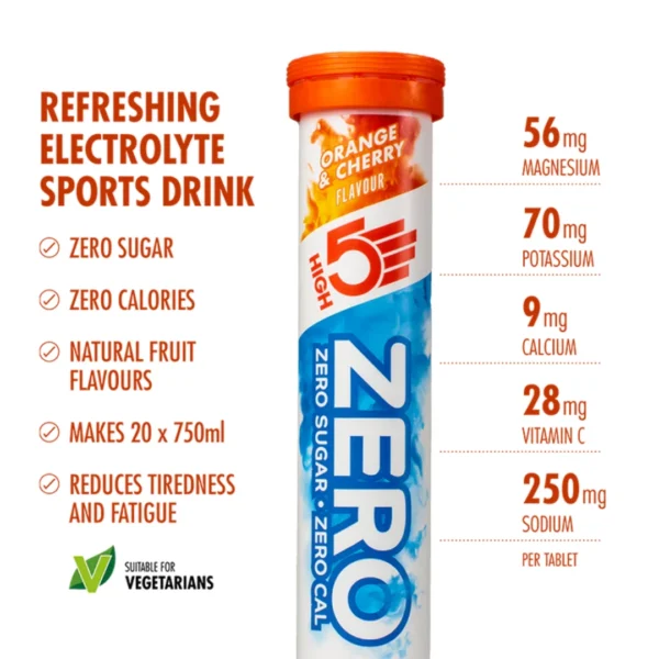 High5 Zero Electrolyte Tablets (Orange & Cherry)