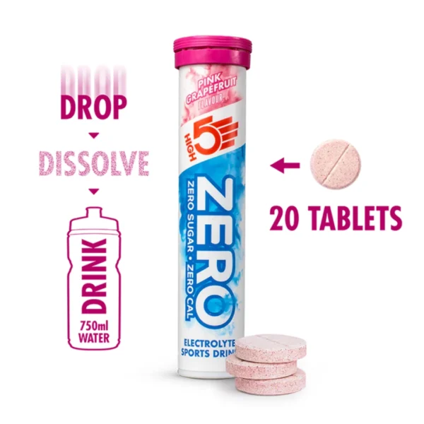 High5 Zero Electrolyte Drink Tablets (Pink Grapefruit) - Image 3