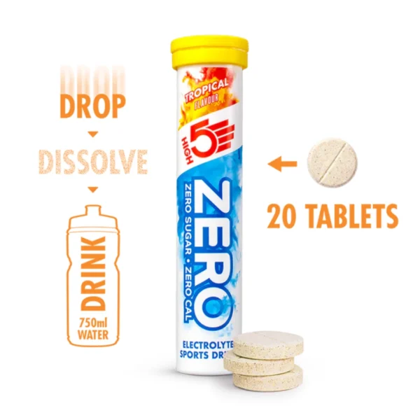 High5 Zero Electrolyte Drink Tablets (Tropical) - Image 3