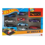Hot Wheels Die-Cast Cars Set (Pack of 10)