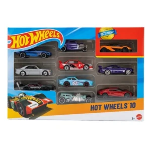 Hot Wheels Die-Cast Cars Set (Pack of 10)
