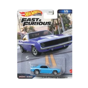 Race into the excitement of the Fast & Furious franchise with this five-pack of premium collectable Hot Wheels toy cars from the Tokyo Drift film.