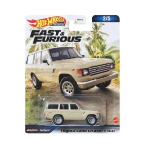 Race into the excitement of the Fast & Furious franchise with this five-pack of premium collectable Hot Wheels toy cars from the Tokyo Drift film.