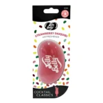 Jelly Belly Hanging Car Air freshner Strawberry Daiquiri Scented