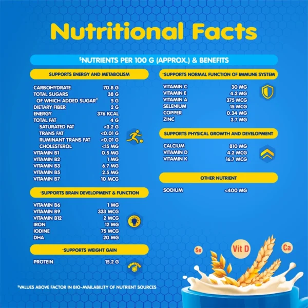 Junior Horlicks Health And Nutrition Drink Stage-2 Jar 500g - Image 4