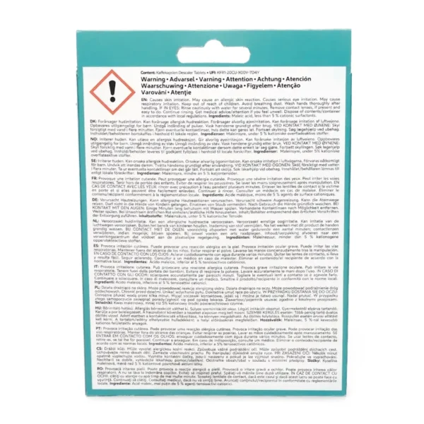 Kaffekapslen Descaling Tablets 3 Doses
