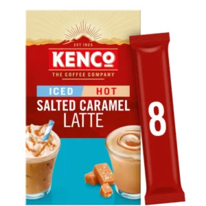 Kenco Salted Caramel Iced Hot Latte Instant Coffee Sachets
