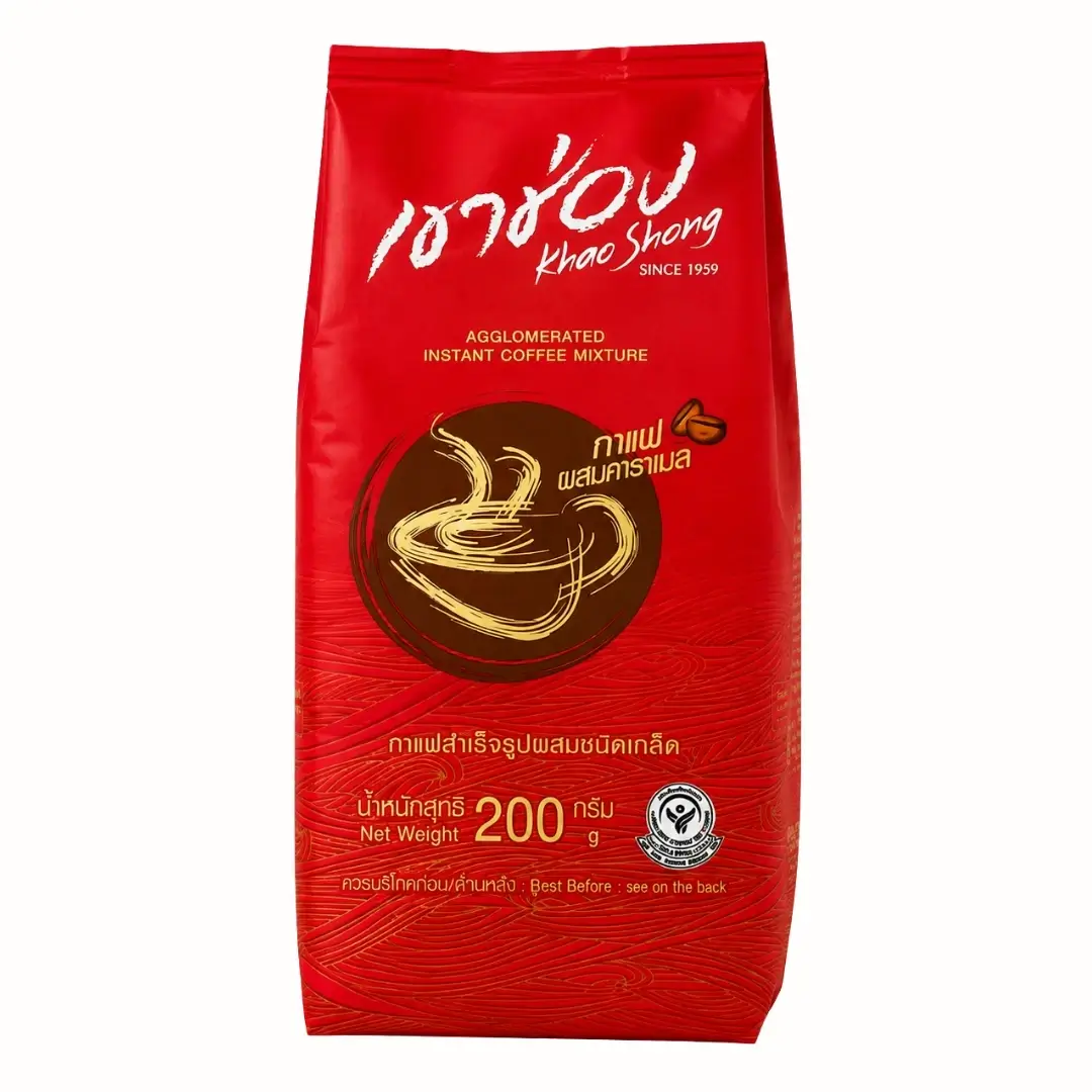 Khao Shong Agglomerated Caramel Flavoured Instant Coffee 200g