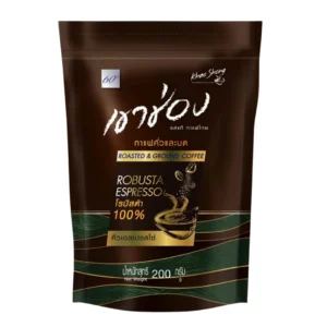 Khao Shong Robusta Espresso Roasted & Ground Coffee 200g