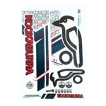 Kookaburra Nickel 9.1 3D Embossed Cricket Bat Sticker