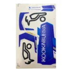 Kookaburra Pace 3D Embossed Cricket Bat Stickers
