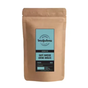 Les Petits Torréfacteurs Crème Brûlée flavoured Coffee Beans 125g