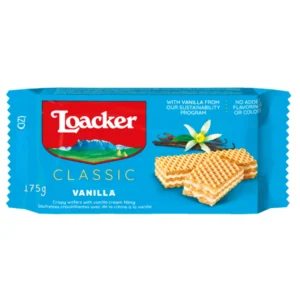 Loacker Classic Vanilla Crispy Wafers 175gm