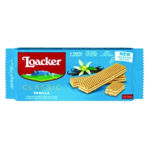 Loacker Classic Vanilla Wafer 90gm
