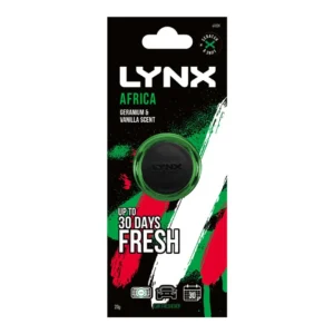 Lynx Car Air Freshener Vent Clip Africa Scented