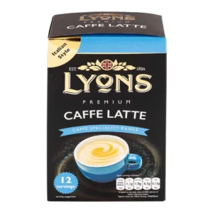 Lyons Premium Caffe Latte Instant Coffee Sachets