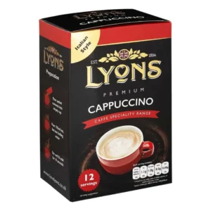Lyons Premium Cappuccino Instant Coffee Sachets