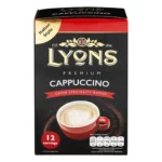 Lyons Premium Cappuccino Instant Coffee Sachets