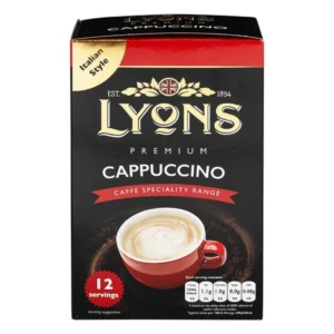 Lyons Premium Cappuccino Instant Coffee Sachets