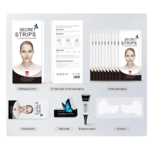 MSF Secret Strips Anti-Wrinkles Eye Strips Box (Pack of 10)