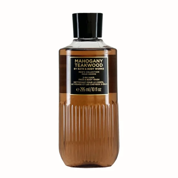 Mahogany Teakwood 3-in-1 Hair, Face & Body Wash 295ml