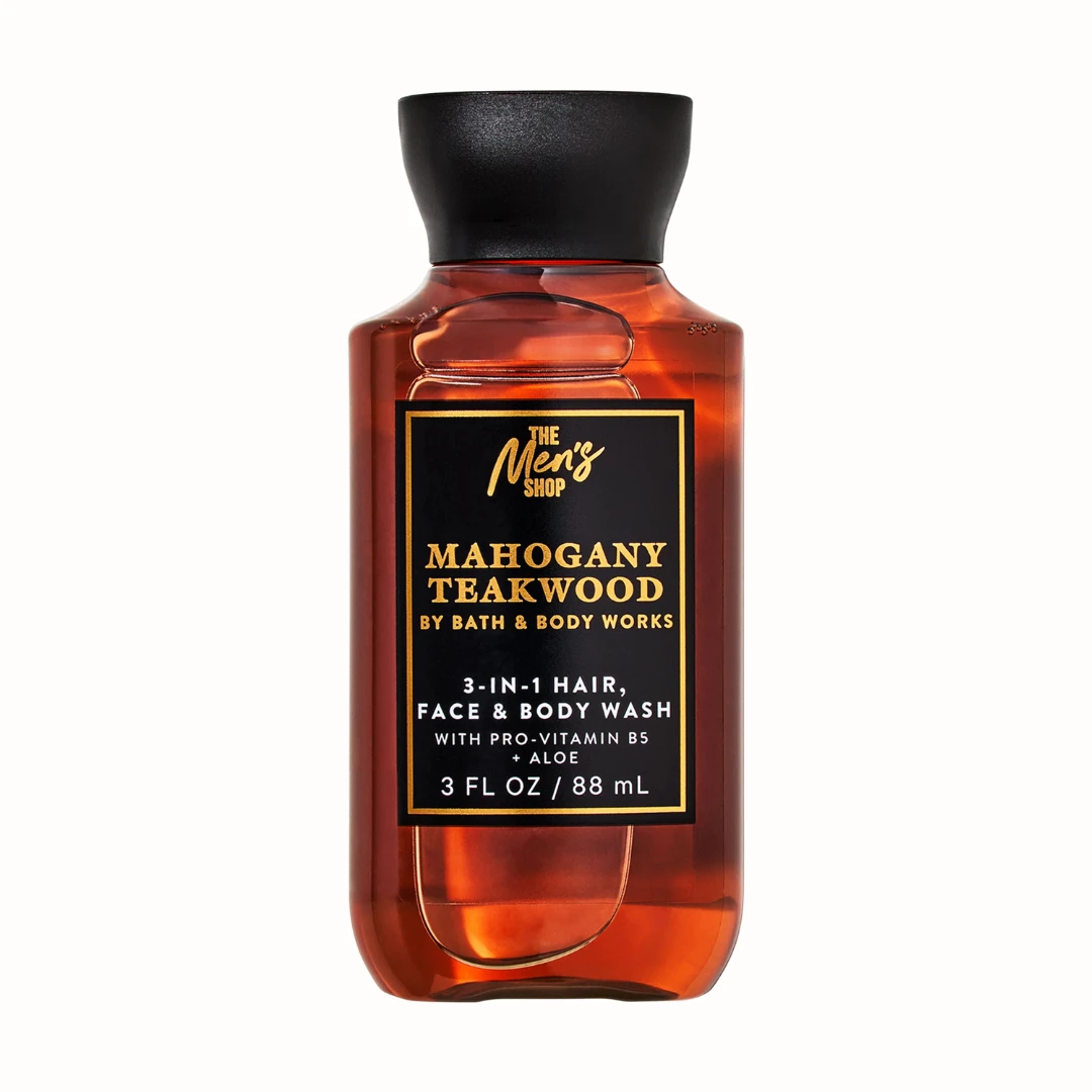Mahogany Teakwood 3-in-1 Travel Size Body Wash 88ml