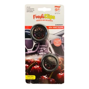 Minauto Fresh Clips Cherry Scented Car Air Freshener (Pack of 2)