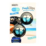 Minauto Fresh Clips New Car & Ocean Breeze Scented 2-in-1 Car Air Freshener (2-Pack)