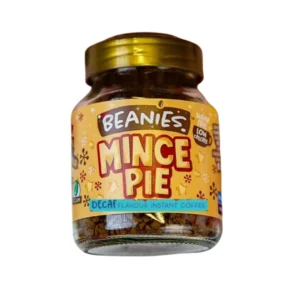 Mince Pie Flavoured Beanies Decaf Instant Coffee 50g