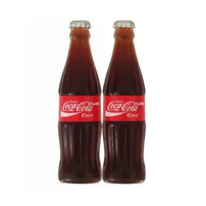 Miniatures Pair of Dolls House Coke Drink Bottles