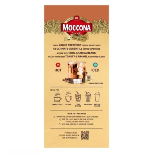 Moccona Caramel Flavored ​Liquid Espresso Coffee Sachets​