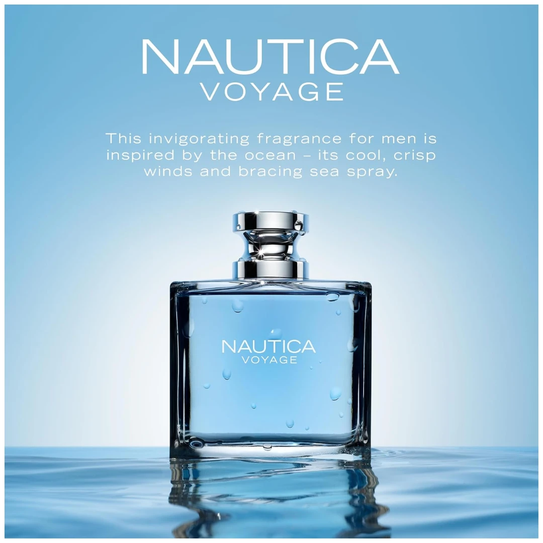 Nautica Voyage Eau de Toilette Spray for Men 100ml