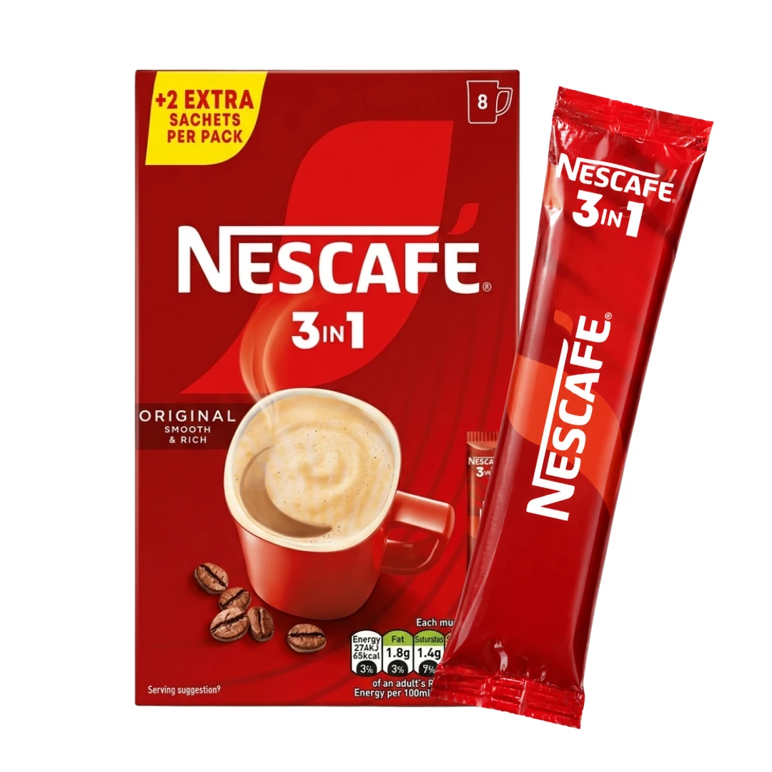 Nescafe 3 in 1 Original Instant Coffee Sachets