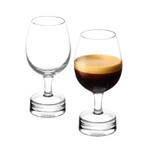 Nespresso REVEAL Espresso Aged Sumatra Coffee Glass, Limited Edition x 2 (115ml))