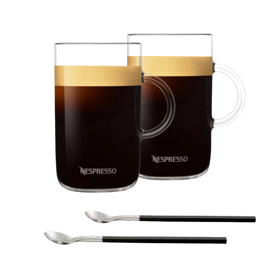 Nespresso Vertuo Alto Coffee Glass Set x 2 (590ml)