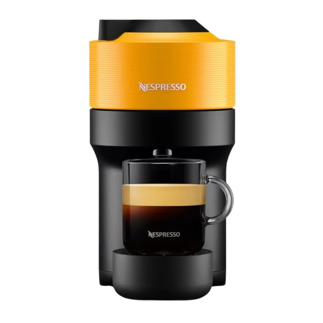 Nespresso Vertuo Pop Capsule Coffee Machine (Mango Yellow)