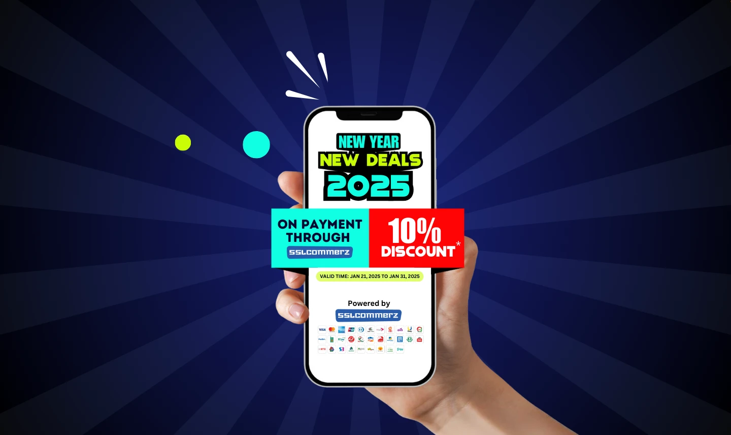 New Year New Deal 2025 on payment through SSLCommerz