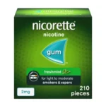 Nicorette Freshmint 2mg Nicotine Gum 210s