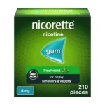 Nicorette Freshmint 4mg Nicotine Gum 210s